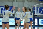 VB vs Smith  Wheaton Women's Volleyball vs Smith College. - Photo by Keith Nordstrom : Wheaton, Volleyball, VB